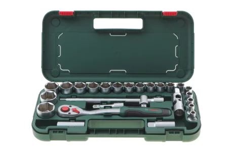 Набір наскрізних торцевих головок з тріскачкою 1/2" 25 од. BOSCH 1600A02Z9F