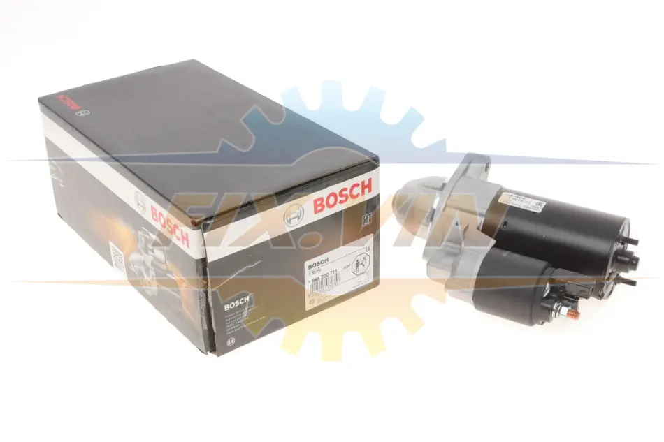 Стартер BMW 5 (E60/E61)/7 (E65/E66/E67)/X5 (E53/E70) 03-10 N62 (12V/1.7kw) (z=9) BOSCH 1 986 S00 711 (фото 1)