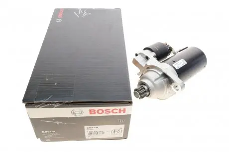 Стартер (12В, 2кВт, новий) AUDI A1, A3, Q3, TT SEAT ALTEA, ALTEA XL, CORDOBA, IBIZA III, IBIZA IV, IBIZA IV SC, LEON, TOLEDO III SKODA FABIA I, FABIA II, OCTAVIA II, ROOMSTER 1.6-3.6 02.02- BOSCH 1986S00804