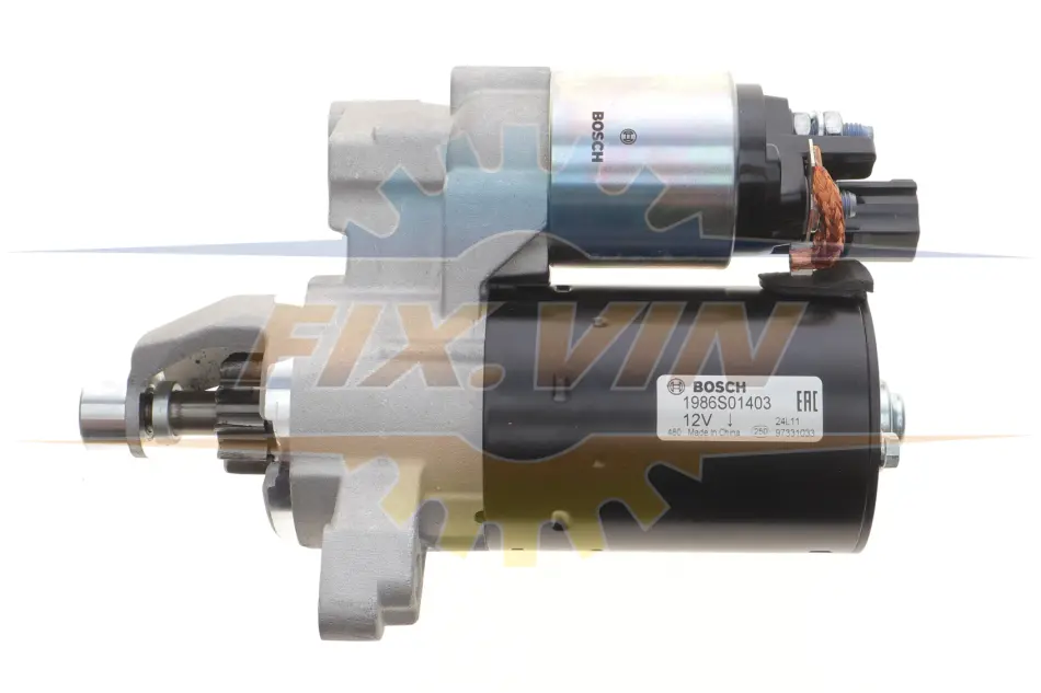Стартер Audi A4/A5/A6/A8/Q5/Q7 2.8-4.2 FSI/TFSI 04- (12V/1.1kw) BOSCH 1986S01403 (фото 1)