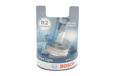 Лампа (упаковка-блістер 1шт) R2 12В 45/40Вт P45T Pure Light BOSCH 1987301021