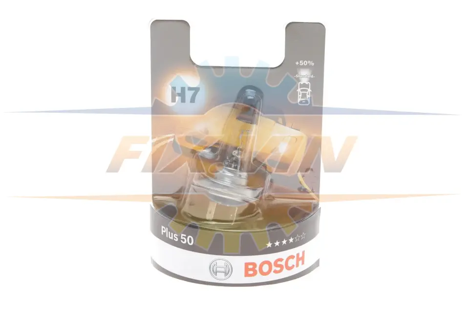 Лампа розжарювання 12 V 55 W H7 PLUS 50 блістер (вир-во Bosch) BOSCH 1 987 301 042 (фото 1)