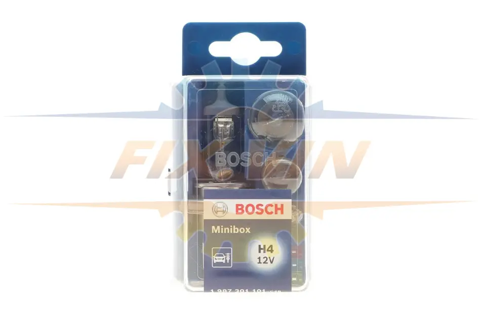 ЛАМПА H4 MINIBOX 12V BOSCH 1 987 301 101 (фото 1)