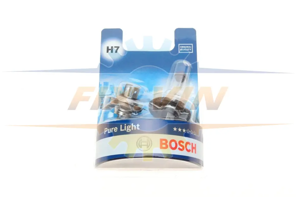 Лампа розжарювання H7 12V 55W PX26d Pure Light (компл. 2шт) (вир-во Bosch) BOSCH 1 987 301 411 (фото 1)