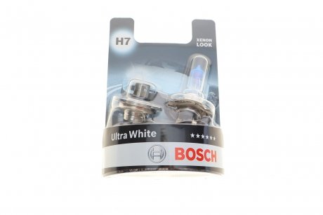 Автолампа H7 12V 55W PX26d Ultra White (4200K) (К-кт 2 шт) BL BOSCH 1 987 301 441