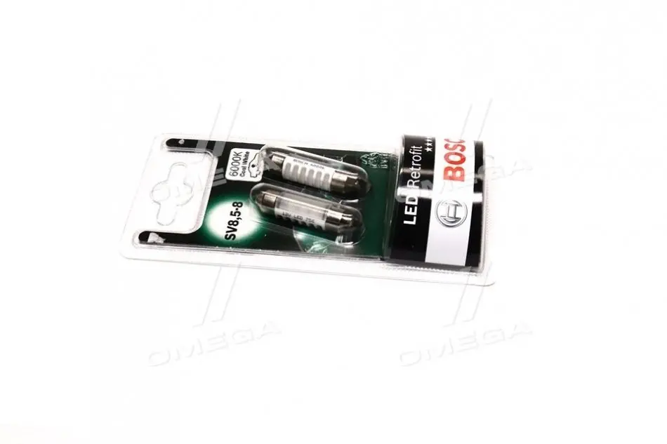 ЛАМПА 12V 1W C5W LED RETROFIT COOL (БЛІСТЕР 2 ШТ) (вр-во) BOSCH 1987301501 (фото 1)