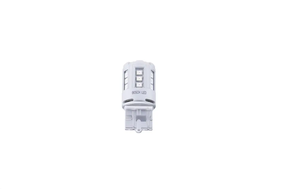 Лампа LED Retrofit W3x16q (W21/5W) 12В 2,5Вт (блистер - 2шт.) RED - кратн. 10 шт BOSCH 1987301525 (фото 1)