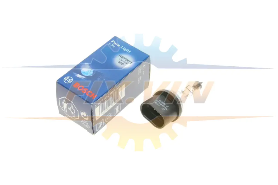 Лампа розжарювання 12V 27W H27W/1 PURE LIGHT (вир-во Bosch) BOSCH 1 987 302 024 (фото 1)