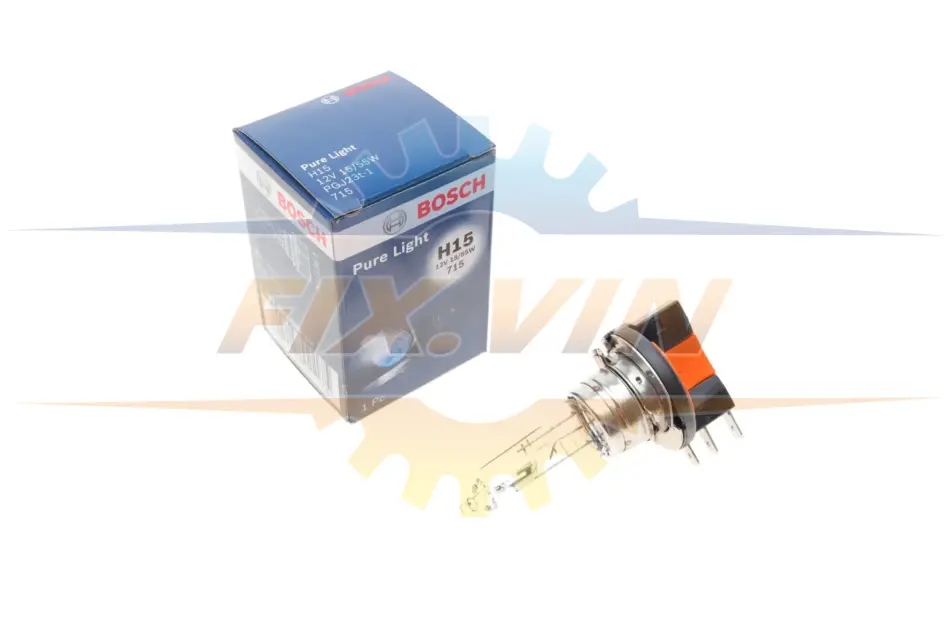 Лампа розжарювання H15 55/15W 12V PGJ23T-1 (вир-во) BOSCH 1 987 302 088 (фото 1)