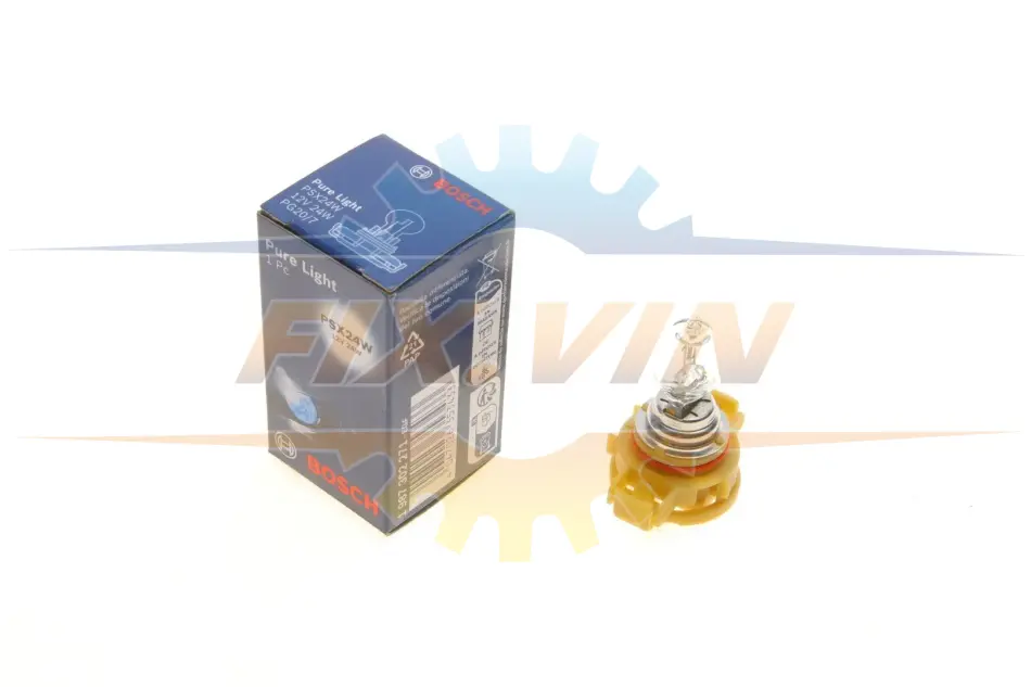 Лампочка PSX24W Pure Light (картон, 1 шт, 12В, 24Вт, тип гнізда: PG20/7) BOSCH 1987302271 (фото 1)