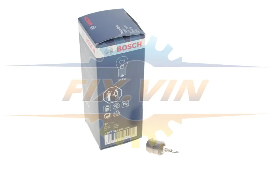 Лампа розжарювання Trucklight, P21W, 24V/21W, BA15s BOSCH 1 987 302 501 (фото 1)
