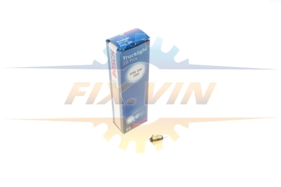 Лампа розжарювання Trucklight, 24V/2W, BA9s BOSCH 1 987 302 508 (фото 1)