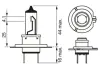 Лампочка Pure Light галоген H7 (12 В, 55 Вт, тип гнізда: PX26D) BOSCH 1987302777 (фото 6)