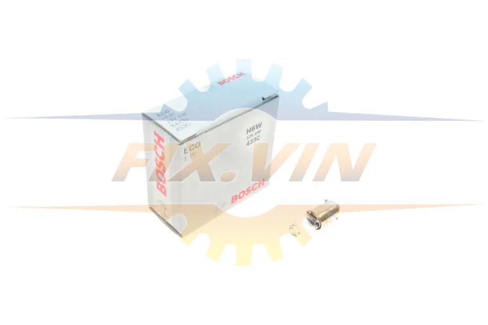 Лампа розжарювання H6W 12V 6W BAX9s ECO (вир-во) BOSCH 1 987 302 809 (фото 1)