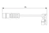 Датчик зносу гальм.колодок MB C/CLK/E/SLK \'\'F \'\'97-04 BOSCH 1987473008 (фото 1)