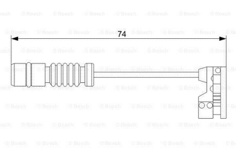 Датчик зносу гальм.колодок MB C/CLK/E/SLK \'\'F \'\'97-04 BOSCH 1987473008