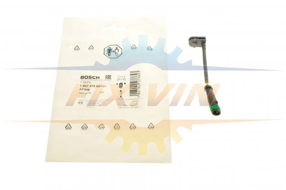 Датчик зносу колодок (вир-во Bosch) BOSCH 1 987 473 037 (фото 1)