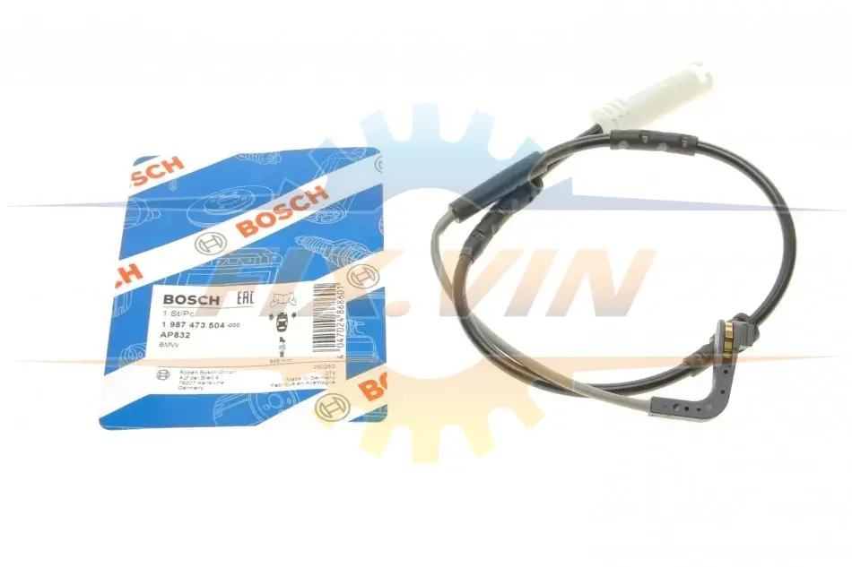 Датчик зносу гальмівних колодок (передніх) BMW X1 (E84) 2.0d 09-15 (L=645mm) BOSCH 1 987 473 504 (фото 1)