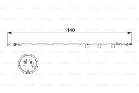 Датчик зношування диск.кол.зад BOSCH 1 987 473 525