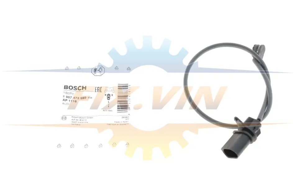 Датчик зносу гальмівних колодок BOSCH 1 987 473 598 (фото 1)