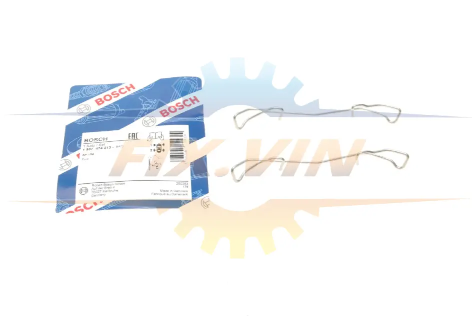 КМП гальм.колодок FORD/RENAULT C-Max/Focus/Kuga/Transit/Clio/Megane/// \'\'1,0-3,0 \'\'93>> BOSCH 1 987 474 213 (фото 1)