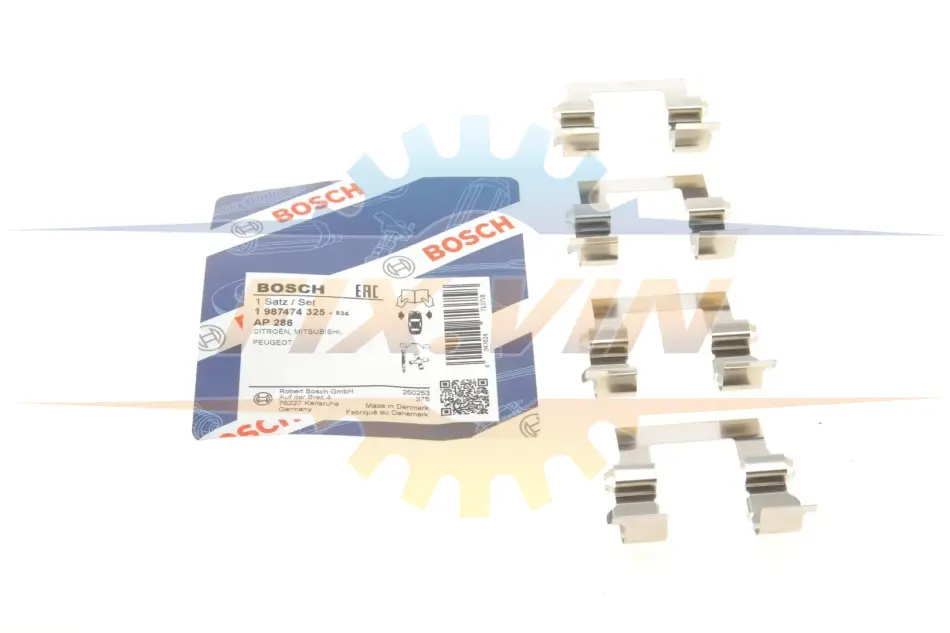 КМП гальм.колодок MITSUBISHI Galant/L200/400/Outlander/Pajero/Space.. \'\'2,0-3,5 \'\'90>> BOSCH 1987474325 (фото 1)