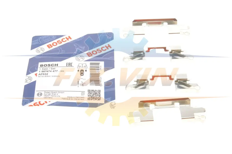 КМП гальм.колодок MITSUBISHI L200/Triton \'\'2,4-3,5 \'\'06>> BOSCH 1 987 474 477 (фото 1)