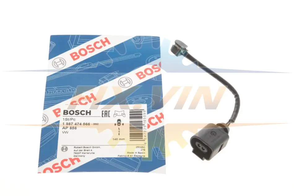 Датчик зносу гальм. колодок PORSCHE/VW Cayenne/Touareg \'\'R \'\'10>> BOSCH 1 987 474 566 (фото 1)