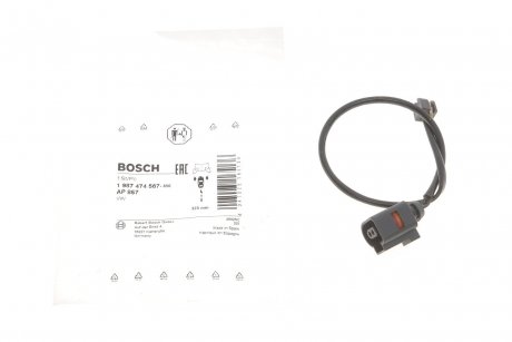 Датчик зносу гальм. колодок VW Touareg \'\'F \'\'3.0-4.2 \'\'10>> BOSCH 1 987 474 567