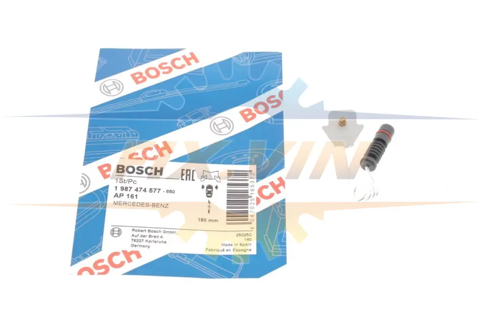 Датчик зносу гальмівних колодок BOSCH 1 987 474 577 (фото 1)