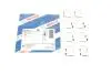КМП гальм.колодок LEXUS/MITSUBISHI/TOYOTA GX470/Pagero/Hilux/Sequoia \'\'F \'\'2,4-4,7 \'\'92>> BOSCH 1 987 474 605 (фото 1)