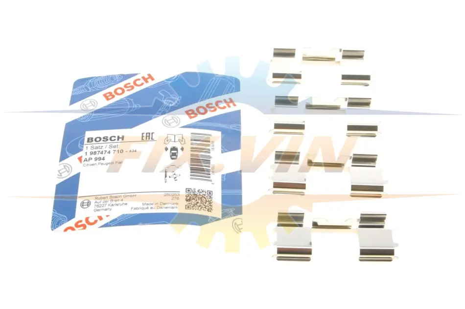 КМП гальм.колодок CITROEN/FIAT/PEUGEOT Jumper/Ducato/Boxer \'\'F \'\'2,2-3,0 \'\'06>> BOSCH 1 987 474 710 (фото 1)