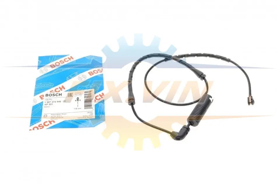 Датчик зношування гальм. колодок BMW X5 (53) \'\'R \'\'3.0-4.8 \'\'99-06 BOSCH 1 987 474 946 (фото 1)