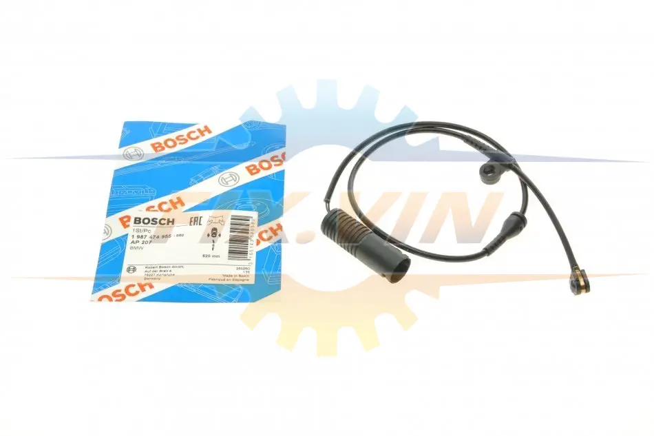 Датчик зносу гальмівних колодок (задніх) BMW 7 (E38) 94-01 (L=620mm) BOSCH 1 987 474 955 (фото 1)