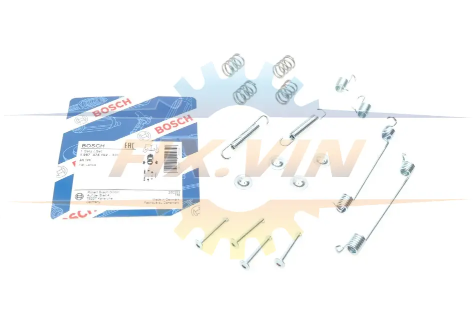 Комплектуючі, гальмівна колодка BOSCH 1 987 475 162 (фото 1)
