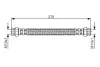 Гальмівний шланг 258mm HYUNDAI Getz \'\'RL \'\'02-10 BOSCH 1987476850 (фото 1)