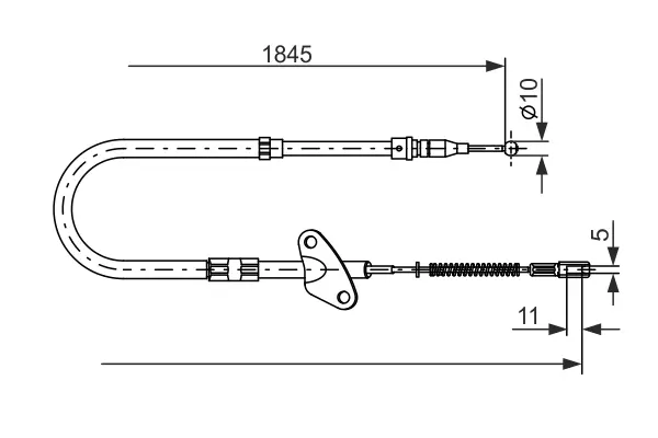 Трос BOSCH 1987477118 (фото 1)