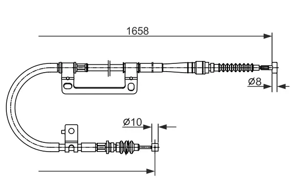 Трос BOSCH 1987477331 (фото 1)