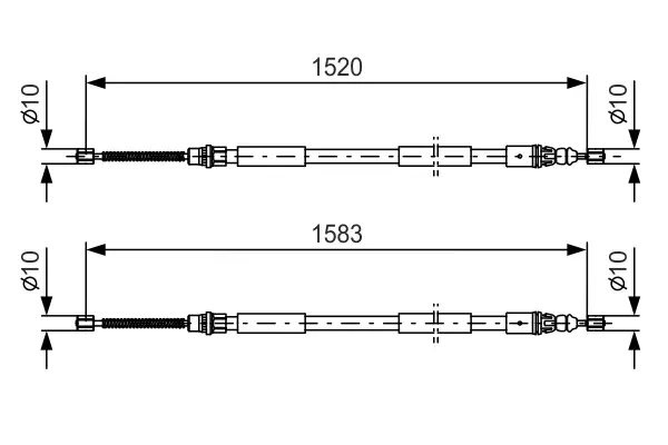 Трос BOSCH 1987477616 (фото 1)