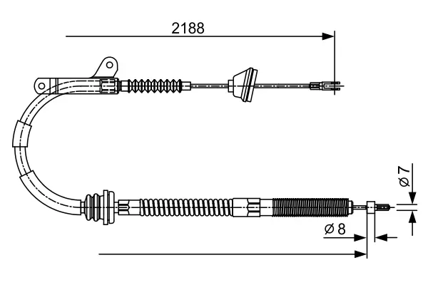 Трос BOSCH 1987477879 (фото 1)