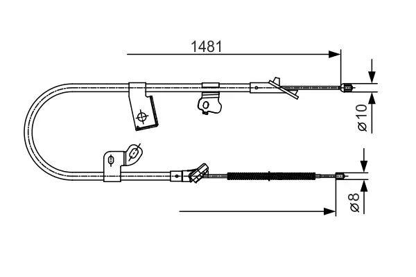 Трос BOSCH 1987477919 (фото 1)