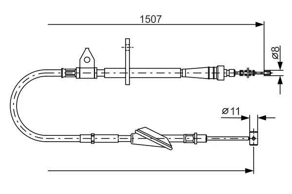 Трос BOSCH 1987477995 (фото 1)