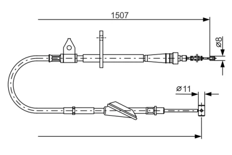 Трос BOSCH 1987477995