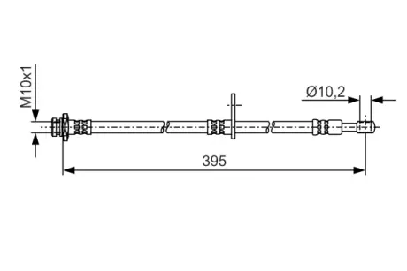 Тормозные шланги BOSCH 1987481A53