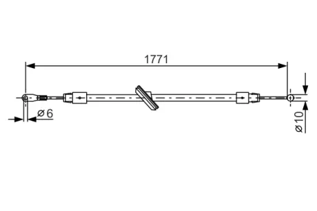Трос BOSCH 1987482030