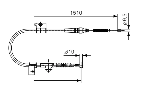 Трос BOSCH 1987482050 (фото 1)