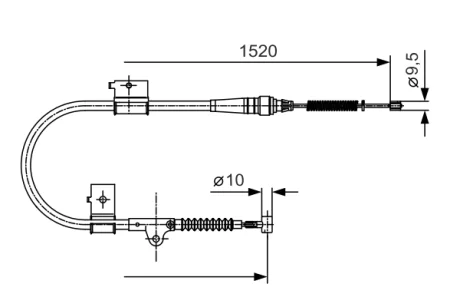 Трос BOSCH 1987482051