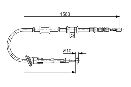 Трос BOSCH 1987482064