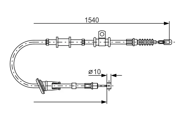 Трос BOSCH 1987482065 (фото 1)