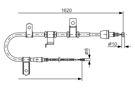 Трос BOSCH 1987482071
